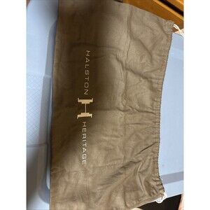 HALSTON HERITAGE Purse  DUST BAG 19” X 11” Draw string Bag Brown
